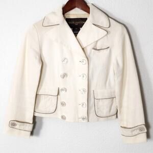 Louis Vuitton Women’s Designer Jacket Vintage Luxury Old Money Neutral US Size 2